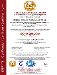 EQL ISO 14001 GOKCE Certificate